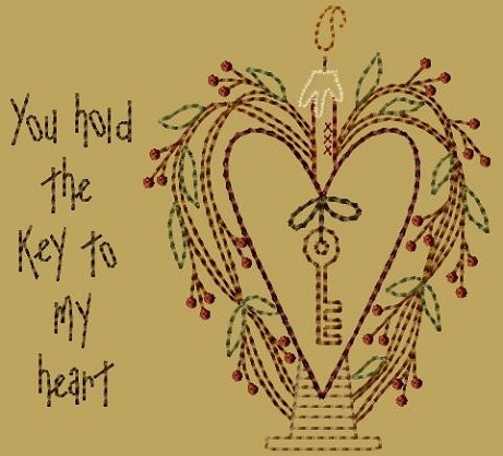 PK231 \"Key to My Heart\" Version 2 - 5x7