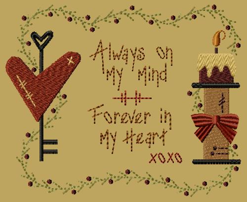 PK043 \"Always On My MInd\" Version 1 - 5x7