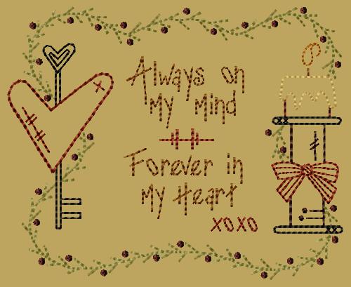 PK045 "Always On My Mind" Version 2 - 5x7