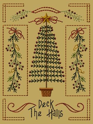 PK073 \"Deck The Halls - 5x7