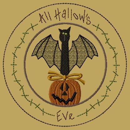 PK110 \"All Hallow\'s Eve\" Candle Mat