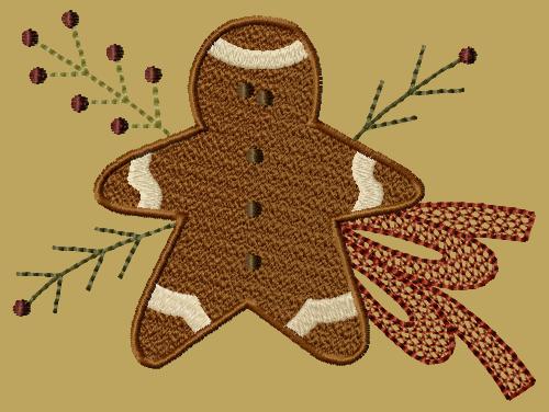 PK128 "Gingerbread Boy" Version 1 - 5x7