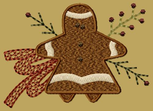 PK134 "Gingerbread Girl" Version 1 - 4x4