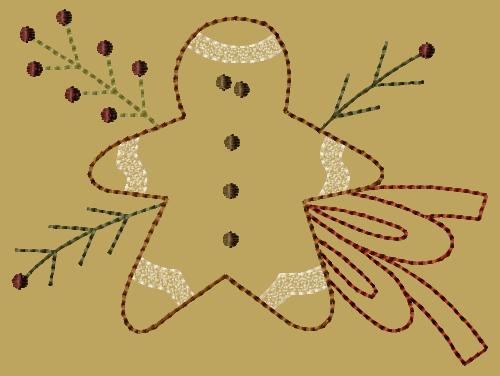 PK138 "Gingerbread Boy" Version 2 - 5x7