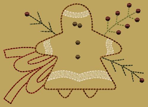 PK139 "Gingerbread Girl" Version 2 - 5x7 PK139 "Gingerbread Girl" Version 2 - 5x7