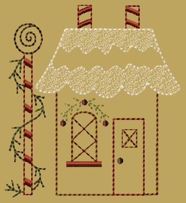 PK141 "Gingerbread House 2" Version 2 - 5x7 PK141 "Gingerbread House 2" Version 2 - 5x7