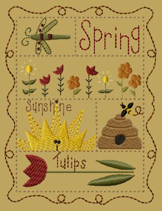 PK148 \"Spring Sampler\" Version 1 - 5x7