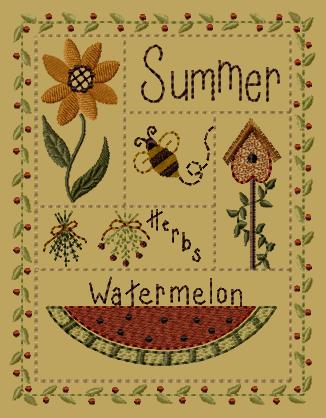 PK168 "Summer Sampler" Version 1 - 5x7