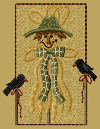 PK181 "Raffia Scarecrow" Version 1 - 4x4