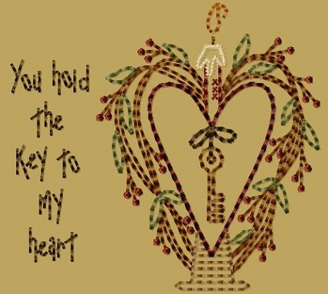 PK232 "Key to My Heart" Version 2 - 4x4 PK232 "Key to My Heart" Version 2 - 4x4
